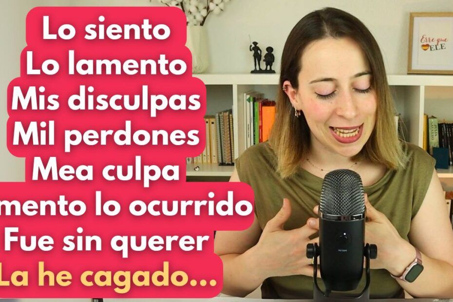 Cómo pedir perdón en español